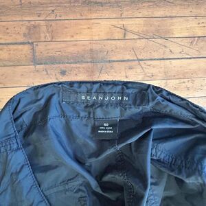Vintage Sean John Black Parachute Cargo Track Pants Size 40